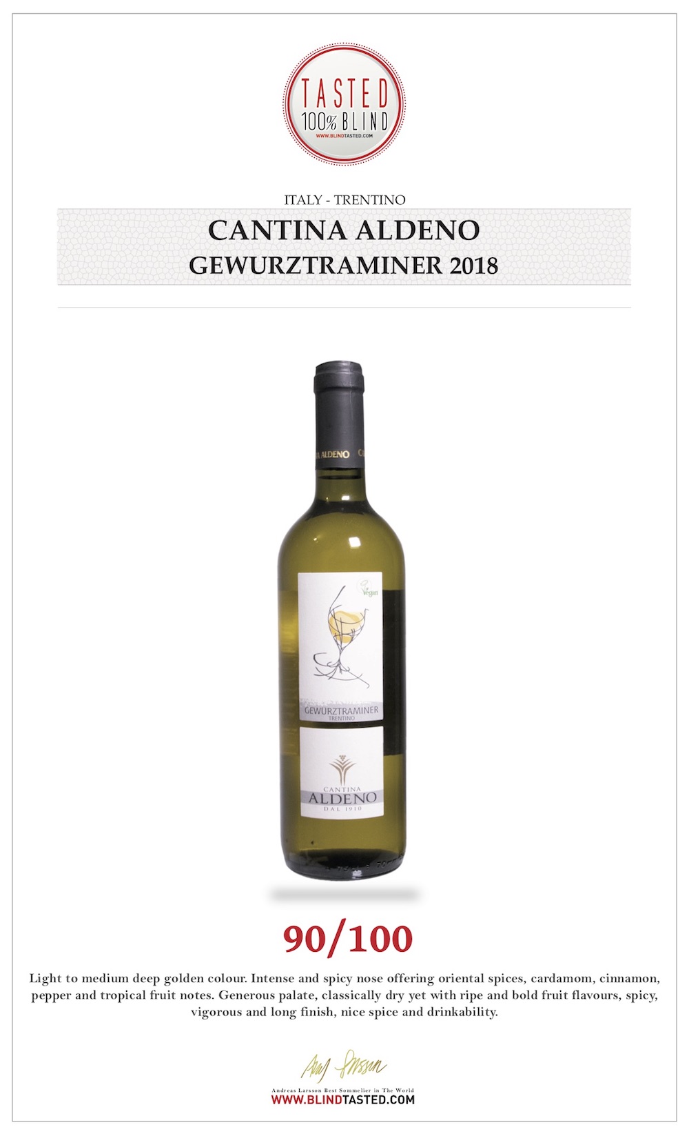 190328 BlindTasted Gewurztraminer